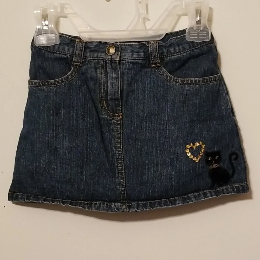 Gymboree Cat Jean Skort